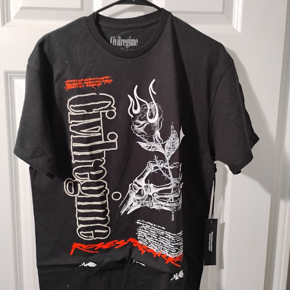 Civil Regime Black Graphic Tee